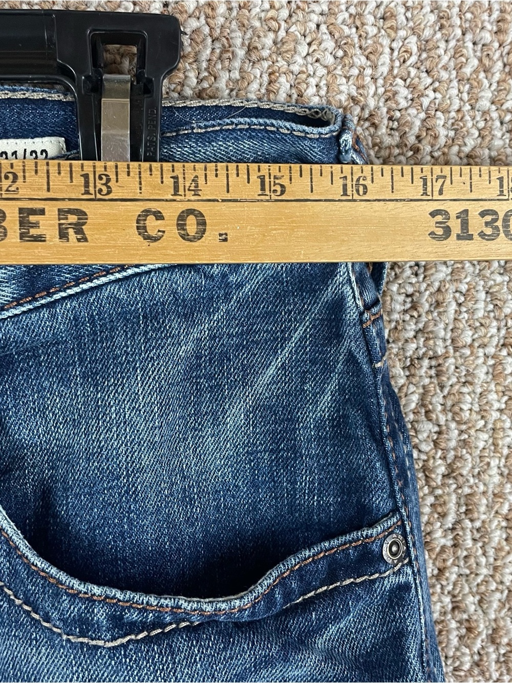 Ariat M4 Jeans Mens 31x32 Relaxed Boot Western Workwear Cowboy Denim Rodeo T696 - Picture 9 of 13